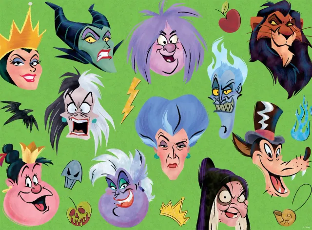 Buffalo Games Disney Villains Collage puslespil 1000 brikker