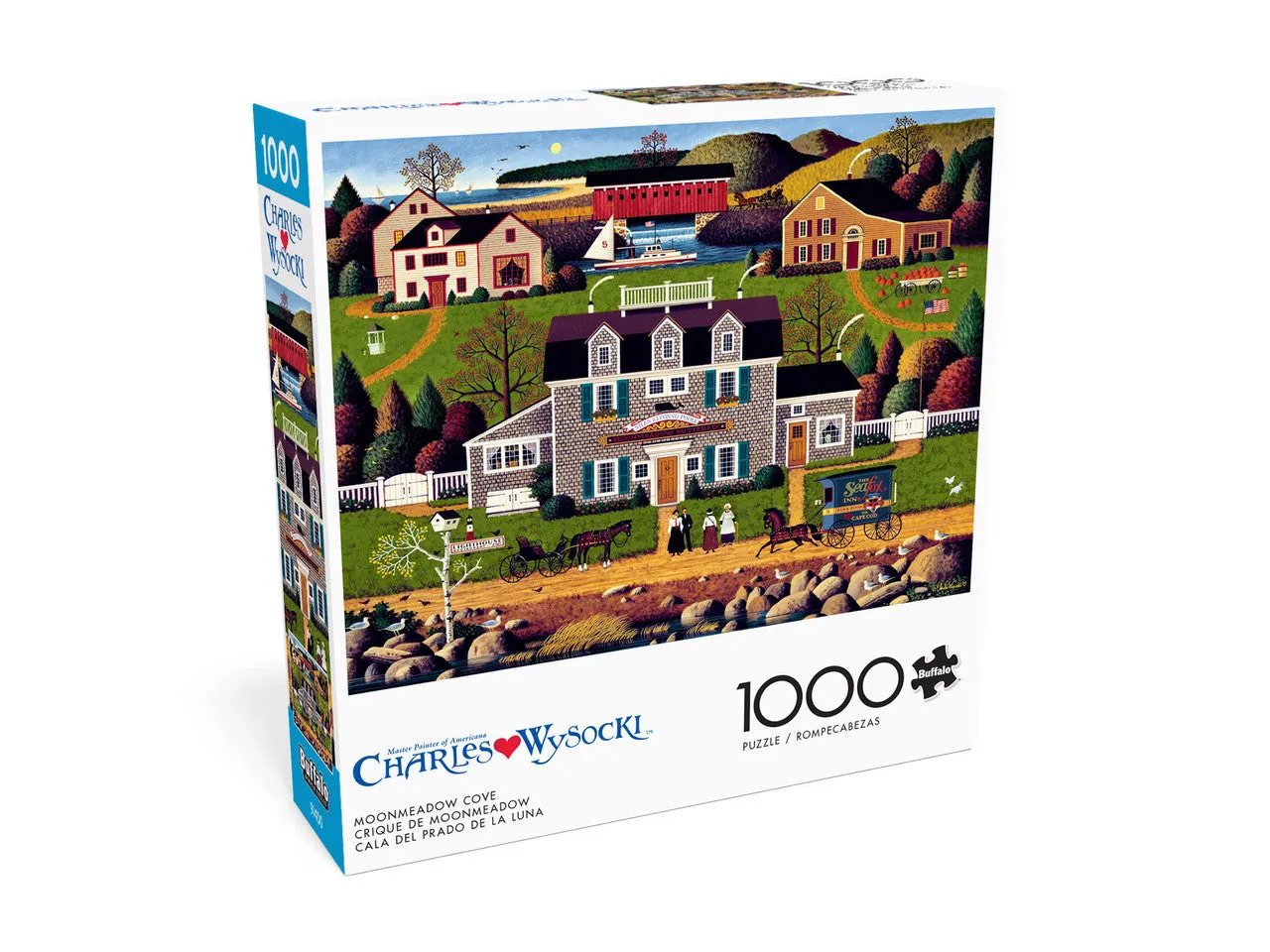 Buffalo Games Wysocki Moonmeadow Cove puslespil 1000 brikker