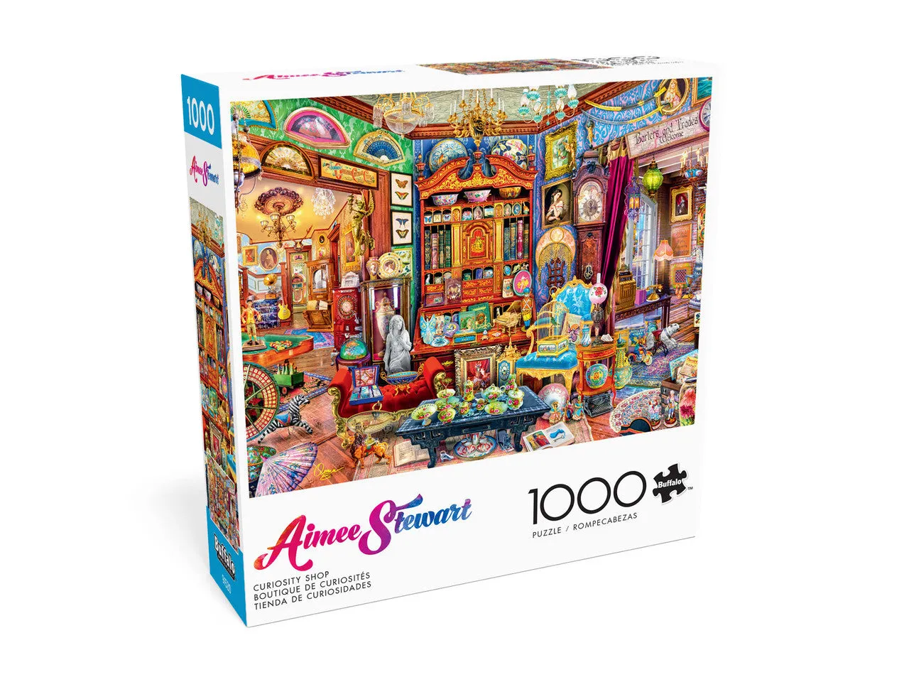 Buffalo Games Aimee Stewart Curiosity Shop puslespil 1000 detaljer