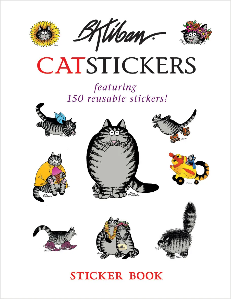 Pomegranate CatStickers klistermærkebog katte 150 stk