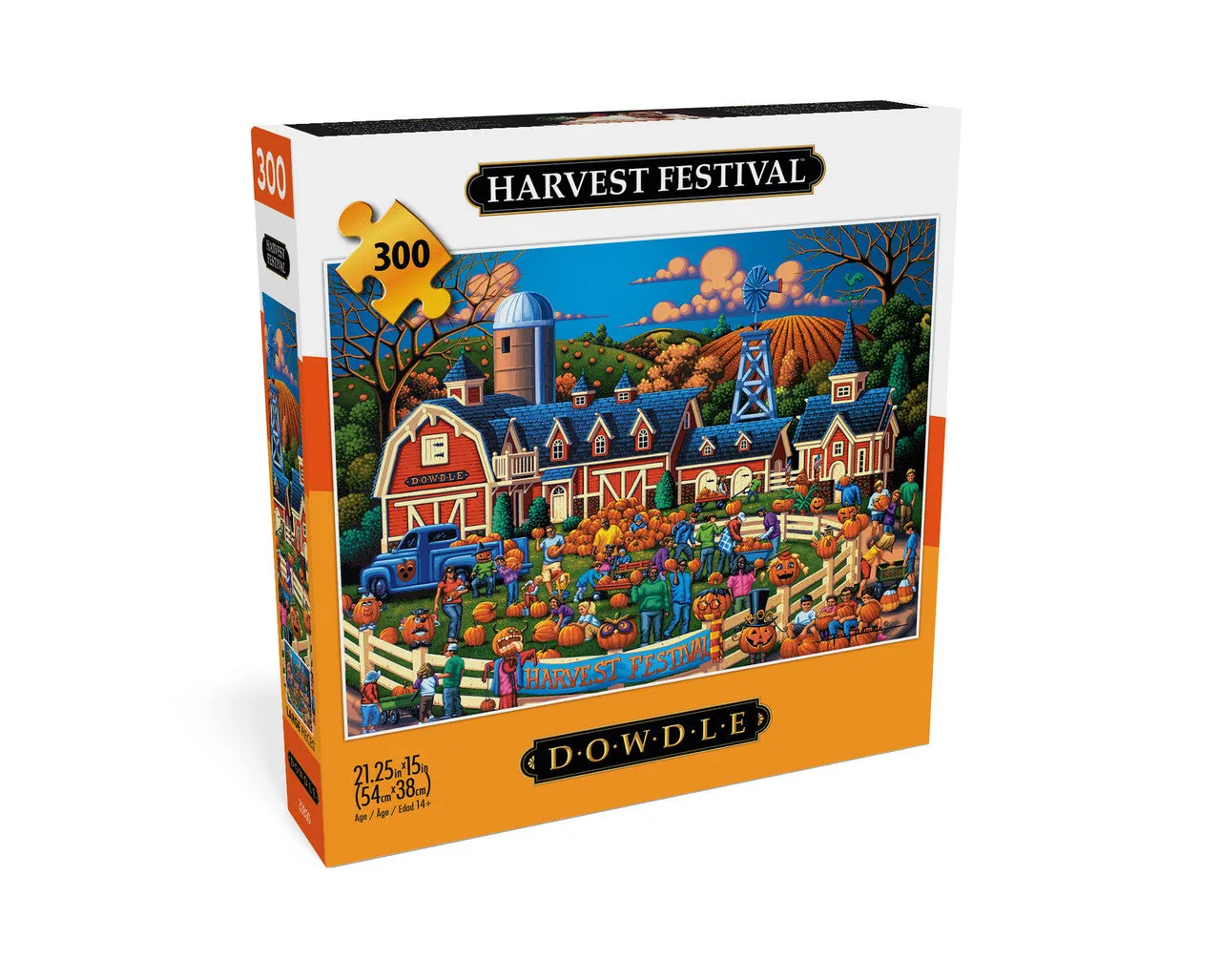 Buffalo Games Eric Dowdle Harvest Festival puslespil 300 brikker efterår