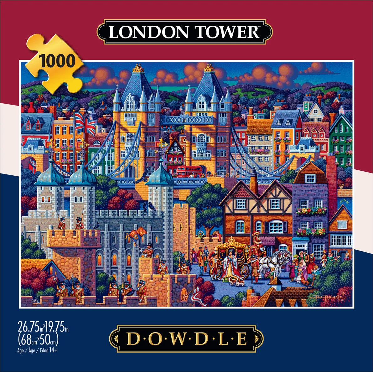 Buffalo Games Eric Dowdle London Tower puslespil 1000 brikker