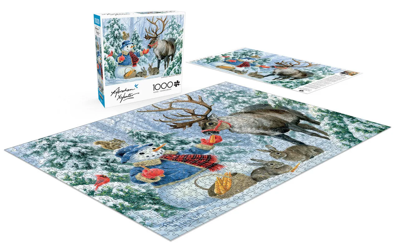 Buffalo Games Christmas Friends II puslespil 1000 brikker julemotiv