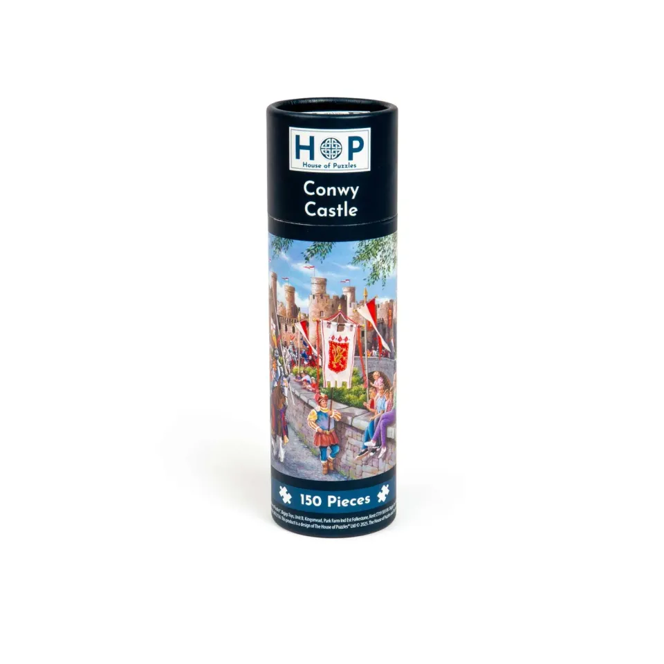 House of Puzzle Conwy Castle minipuslespil 150 brikker tube