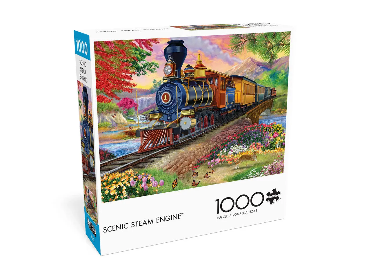 Buffalo Games Bigelow Scenic Steam Engine puslespil 1000 tog