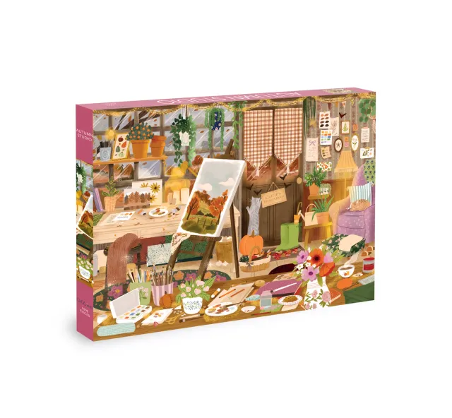 Olleo Autumn Studio puslespil 1000 brikker kunstneratelier