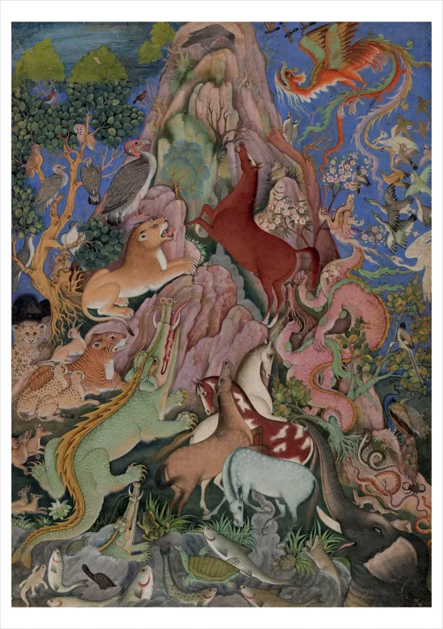 Pomegranate Raven Addresses the Animals kort enkelt