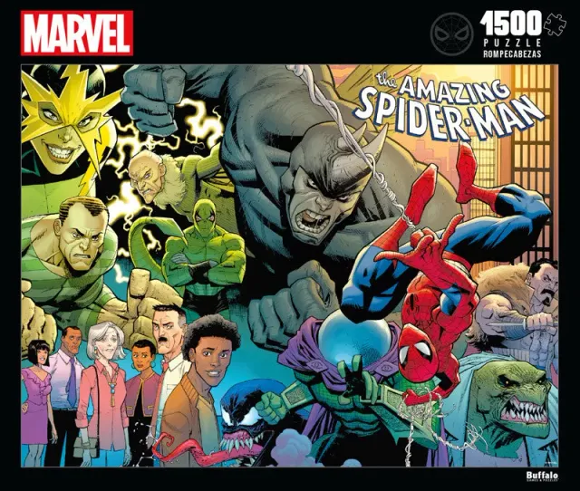 Buffalo Games Marvel Back To Basics Spider-Man puslespil 1500 brikker