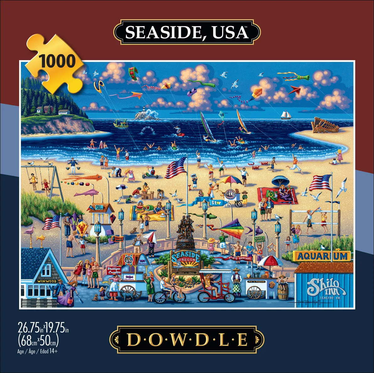 Buffalo Games Dowdle Seaside USA puslespil 1000 brikker strand