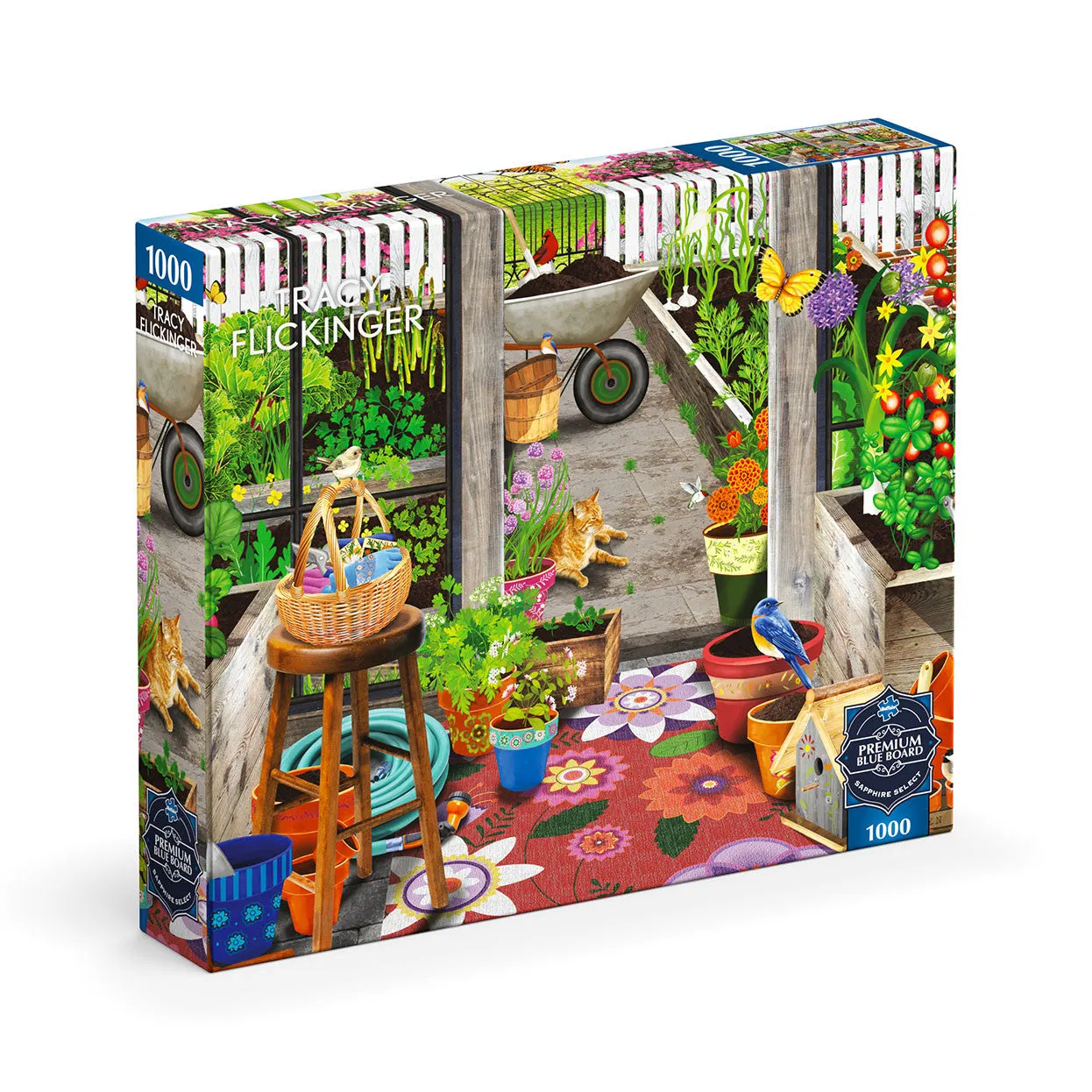 Buffalo Games Sapphire Select Garden Shed puslespil 1000 brikker drivhus