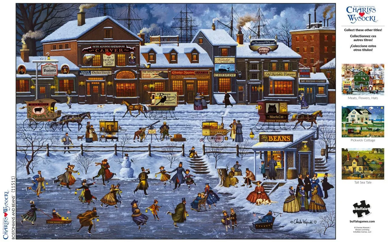 Buffalo Games Wysocki Bostonians and Beans puslespil 1000 brikker