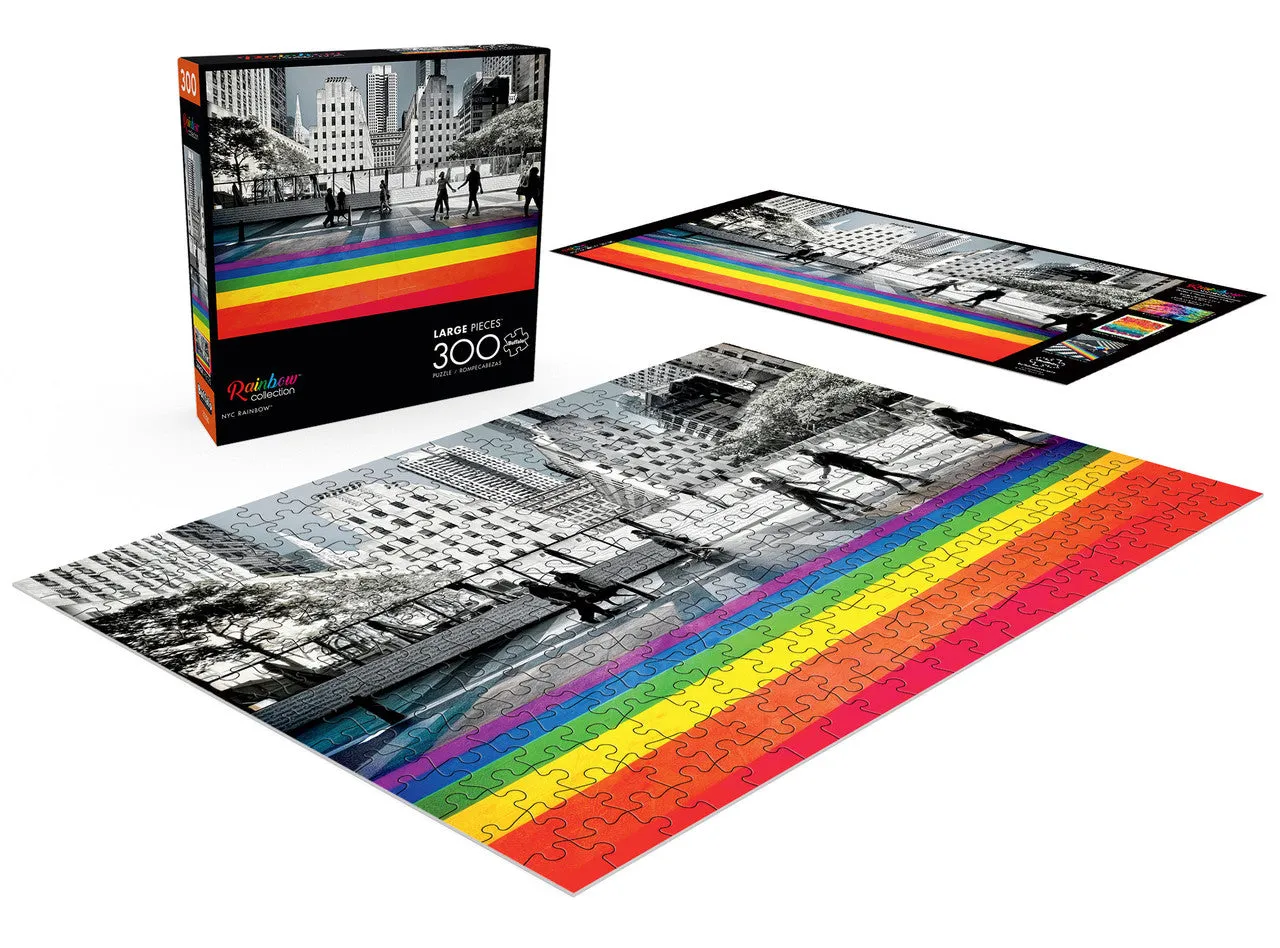 Buffalo Games Rainbow NYC Rainbow puslespil 300 brikker store