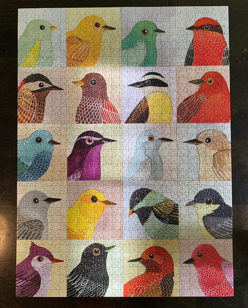Galison Zlatkis Avian Friends puslespil 1000 brikker fugle