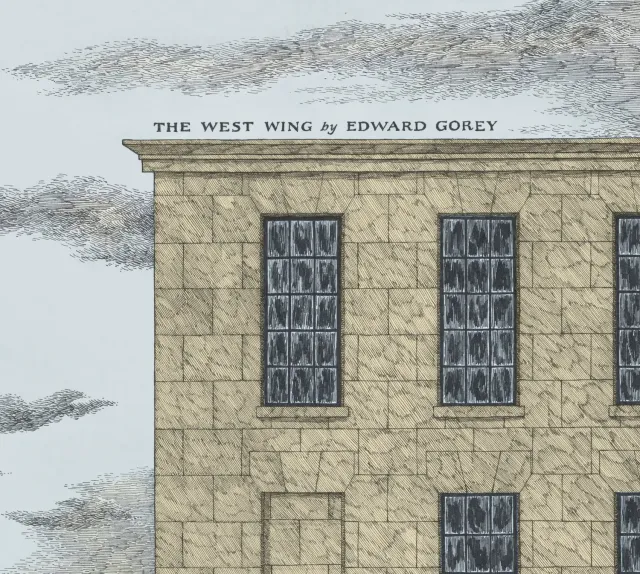 Pomegranate Edward Gorey bog The West Wing humor