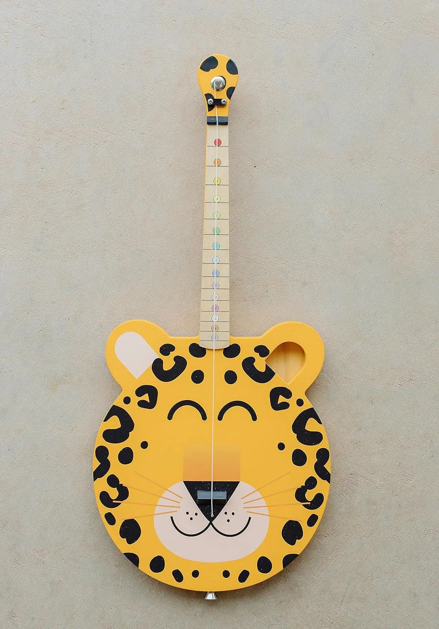 Buffalo Games Tinkertar Leopard Guitar børneguitar 1-strenget