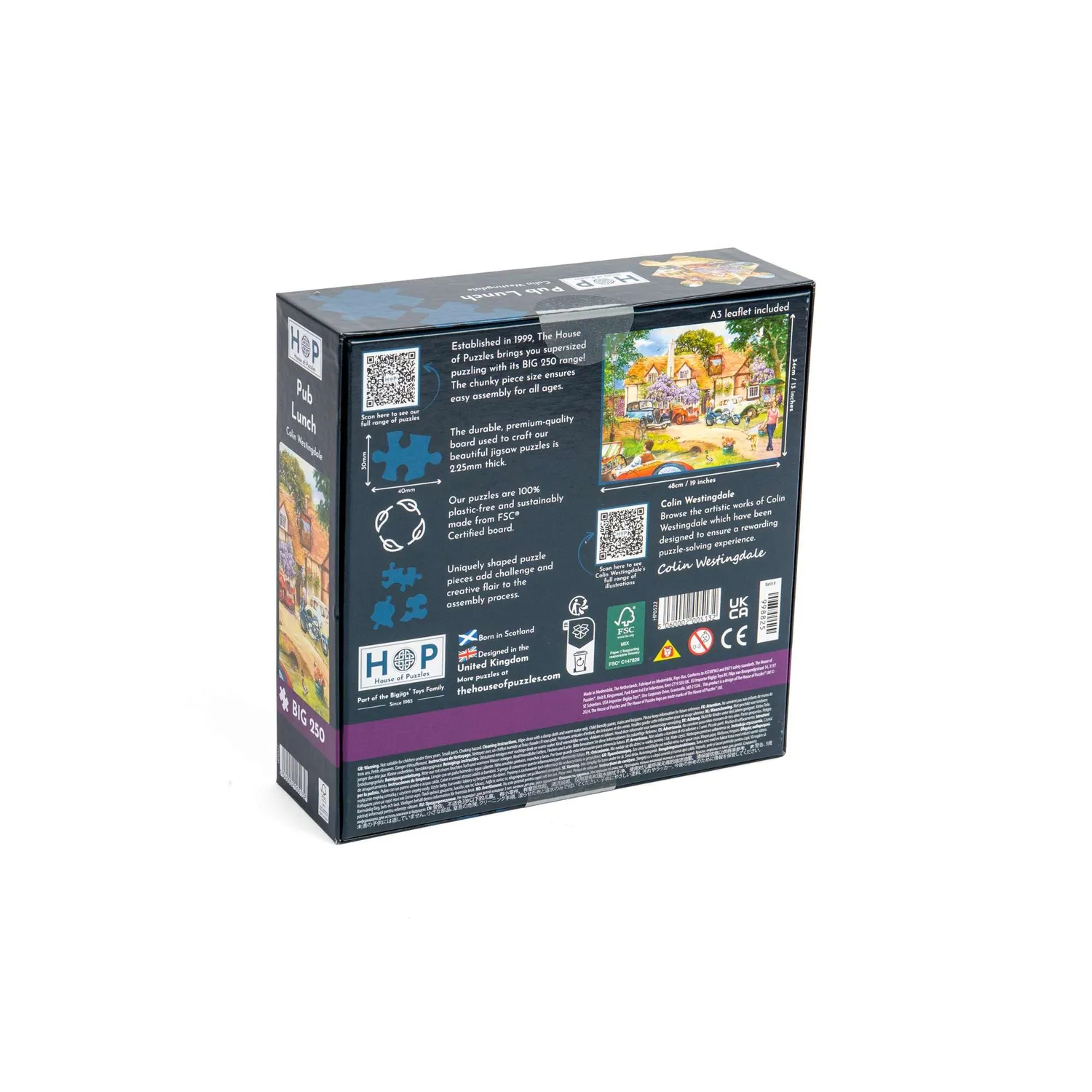 House of Puzzles Big 250 Puslespil Pub Lunch 250 Brikker XL