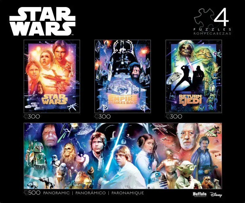 Buffalo Games Star Wars Collectors Edition puslespil 4-i-1