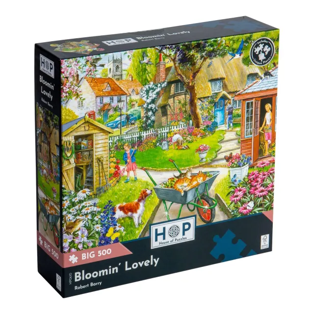 House of Puzzles BIG 500 Bloomin' Lovely puslespil 500 brikker XL