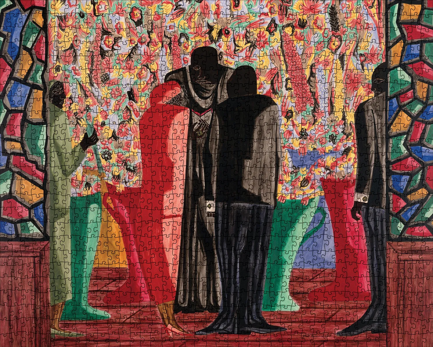 Pomegranate Jacob Lawrence The Wedding puslespil 1000 brikker kunst