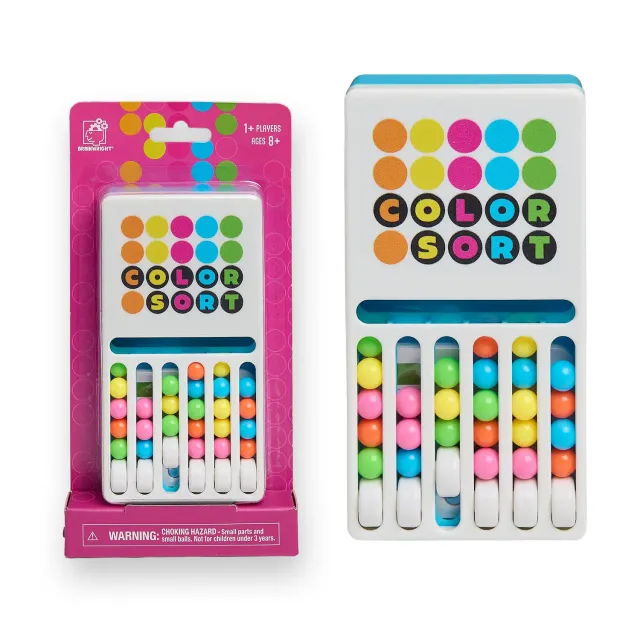 Brainwright Color Sort hjernespil med 25 udfordringskort