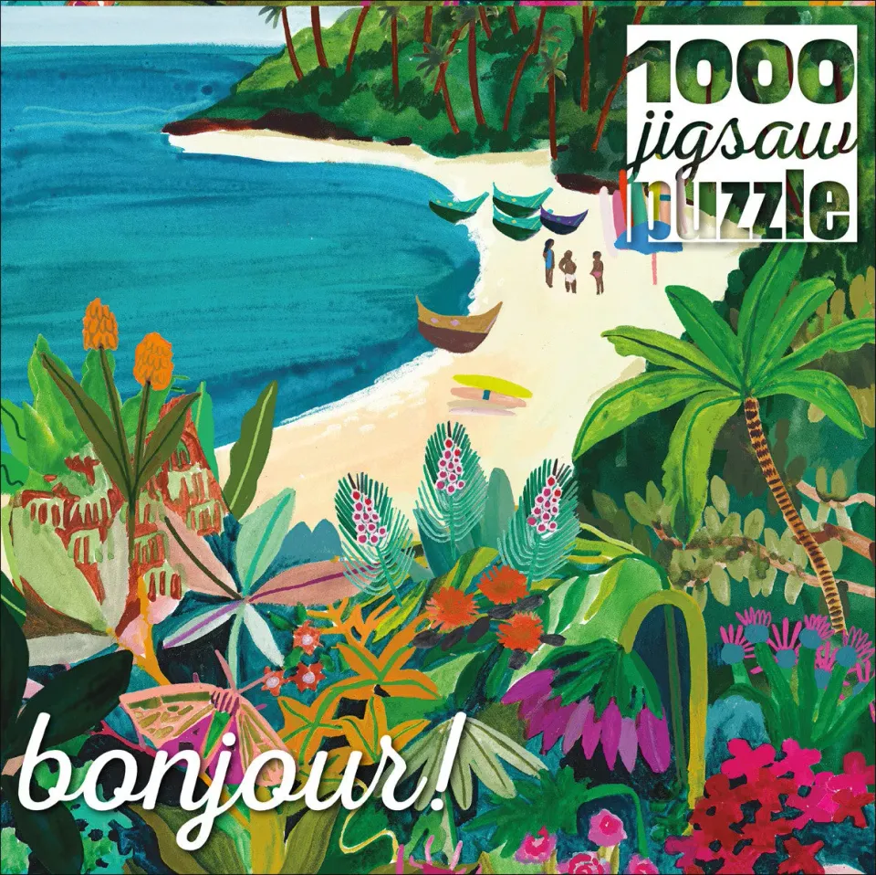 Buffalo Games Bonjour Beach Butterfly puslespil 1000 brikker strand