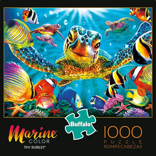 Buffalo Games Marine Color Tiny Bubbles puslespil 1000 hav