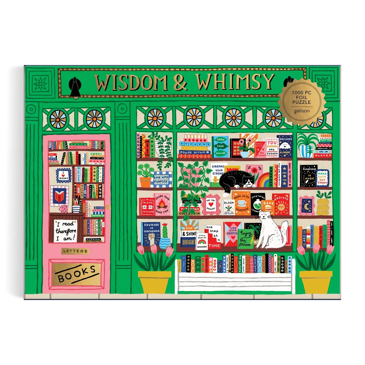 Good Puzzle Co. Holly Maguire Wisdom Whimsy puslespil 1000 brikker folie