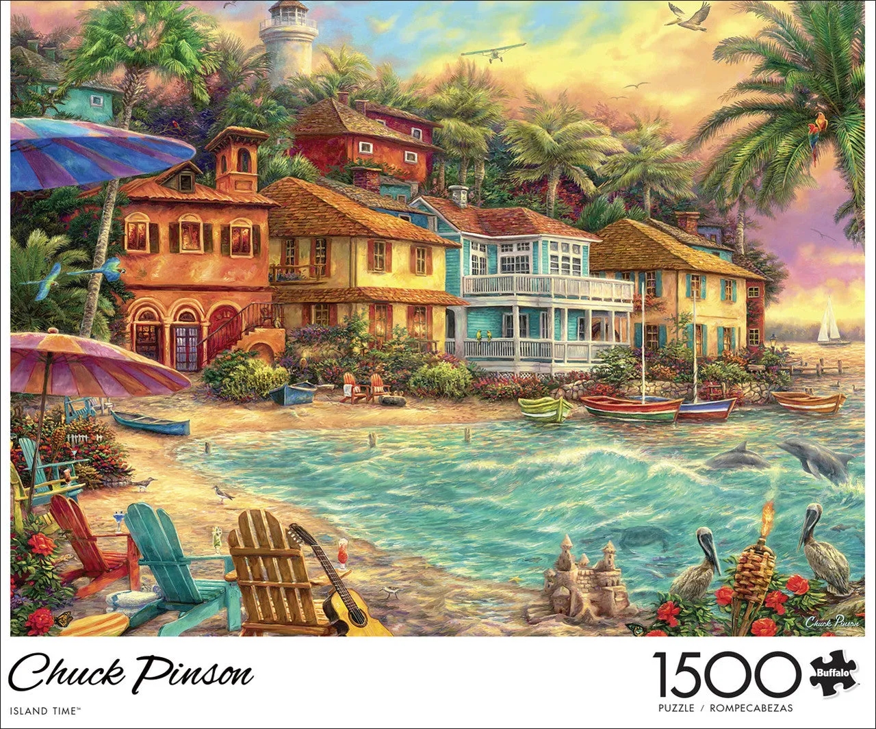 Buffalo Games Island Time puslespil 1500 brikker Pinson