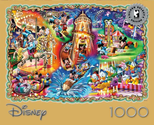 Buffalo Games Silver Select Mickey's Carnival puslespil 1000 brikker Disney