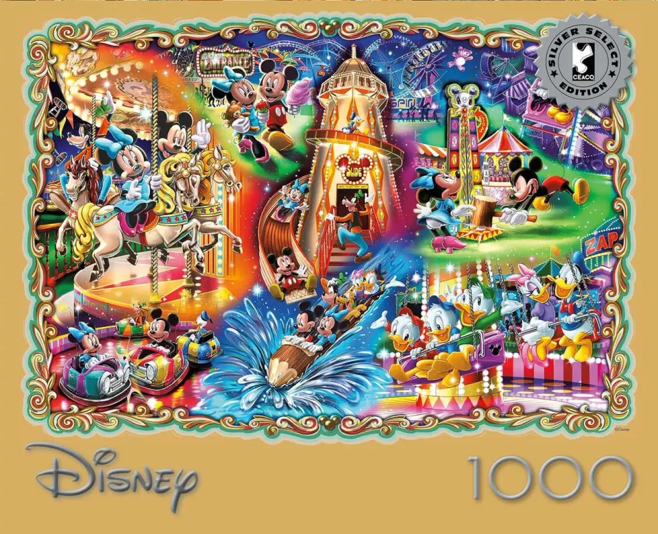 Buffalo Games Silver Select Mickey's Carnival puslespil 1000 brikker Disney
