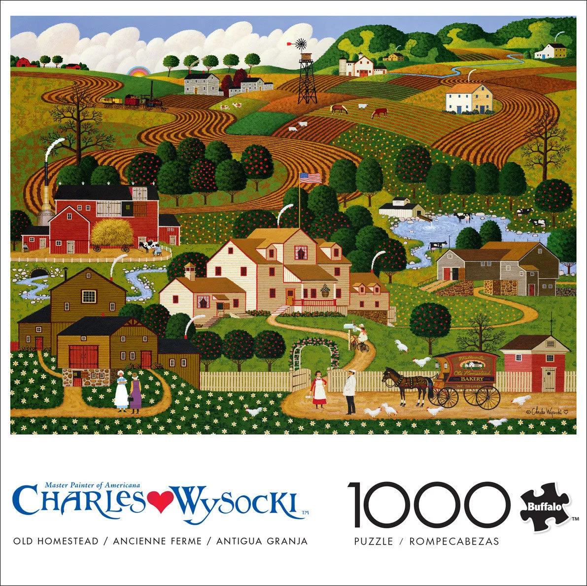 Buffalo Games Wysocki Old Homestead puslespil 1000 brikker