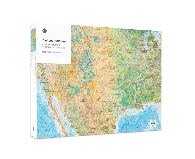 Pomegranate Anton Thomas North America puslespil 1000 brikker