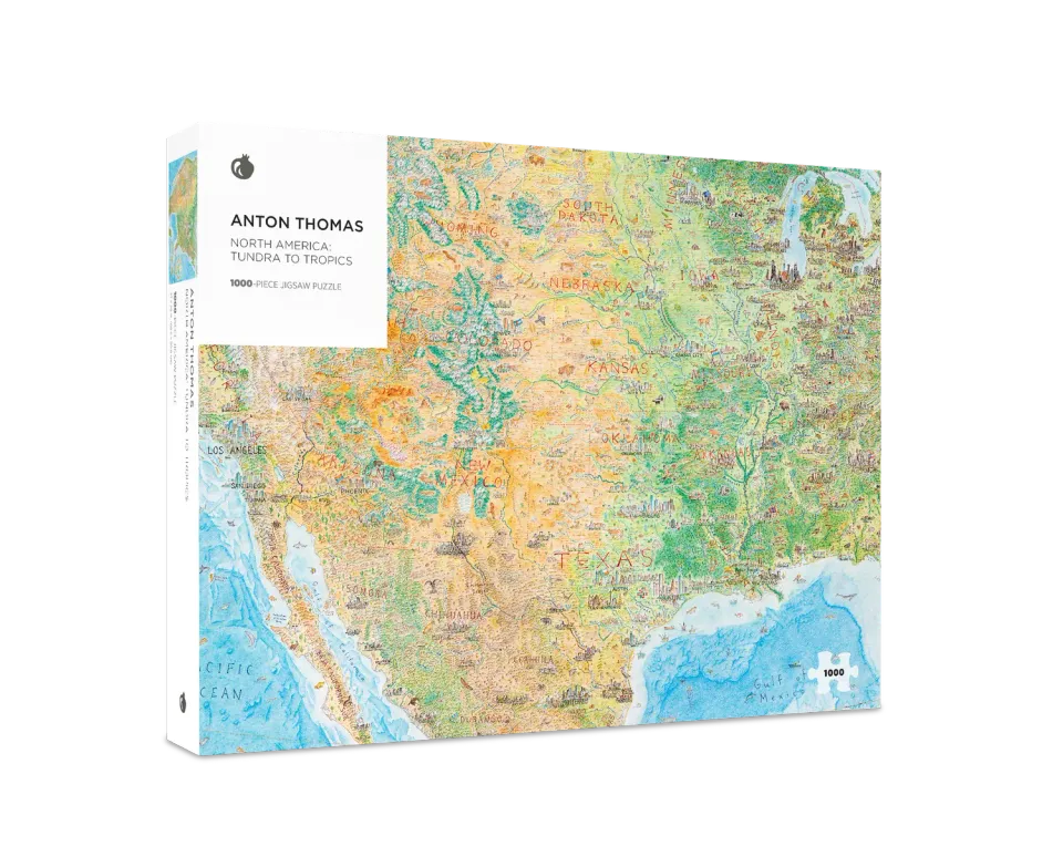 Pomegranate Anton Thomas North America puslespil 1000 brikker