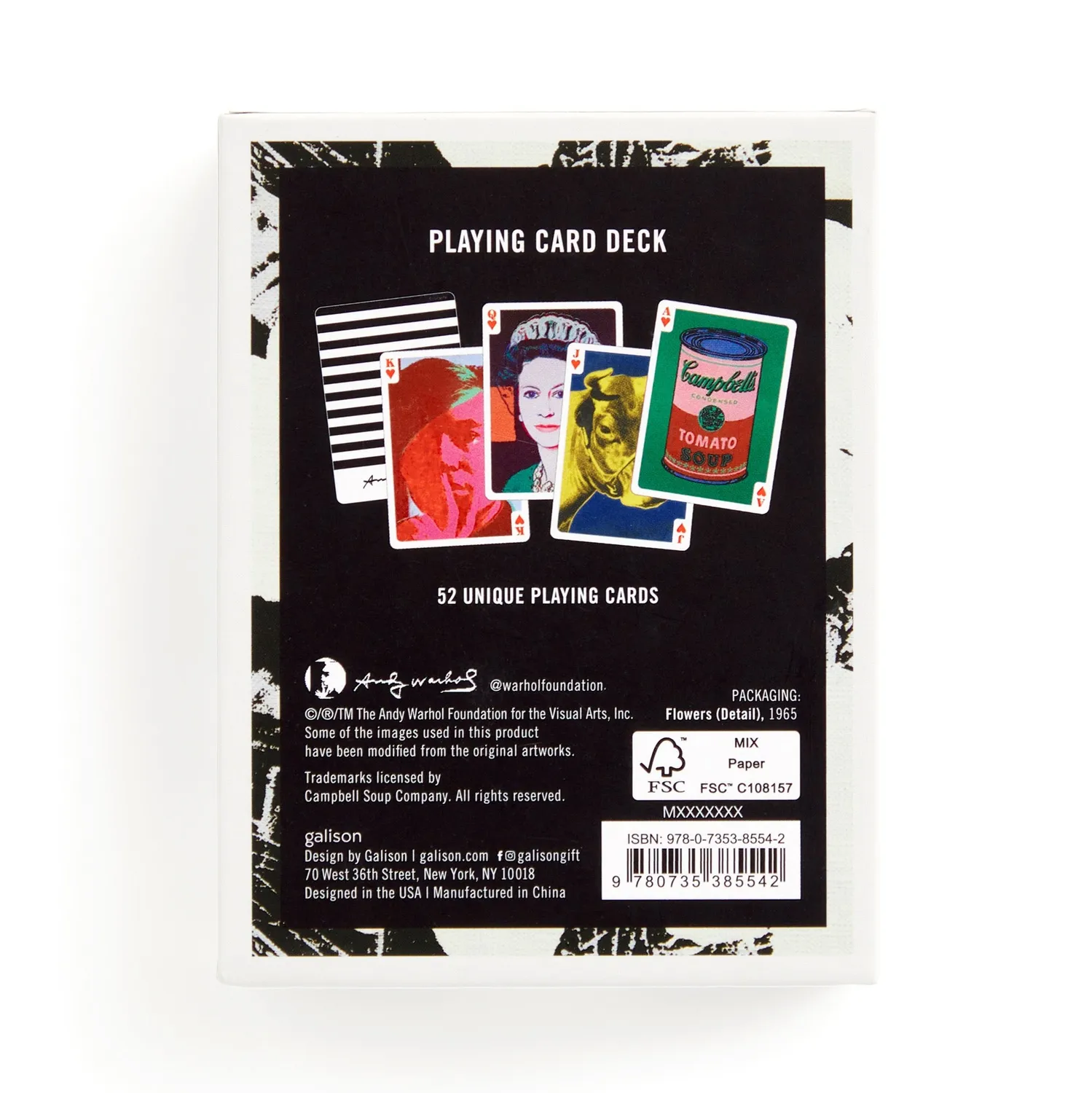 Good Puzzle Co. Warhol Pop Art spillekort standard pop art