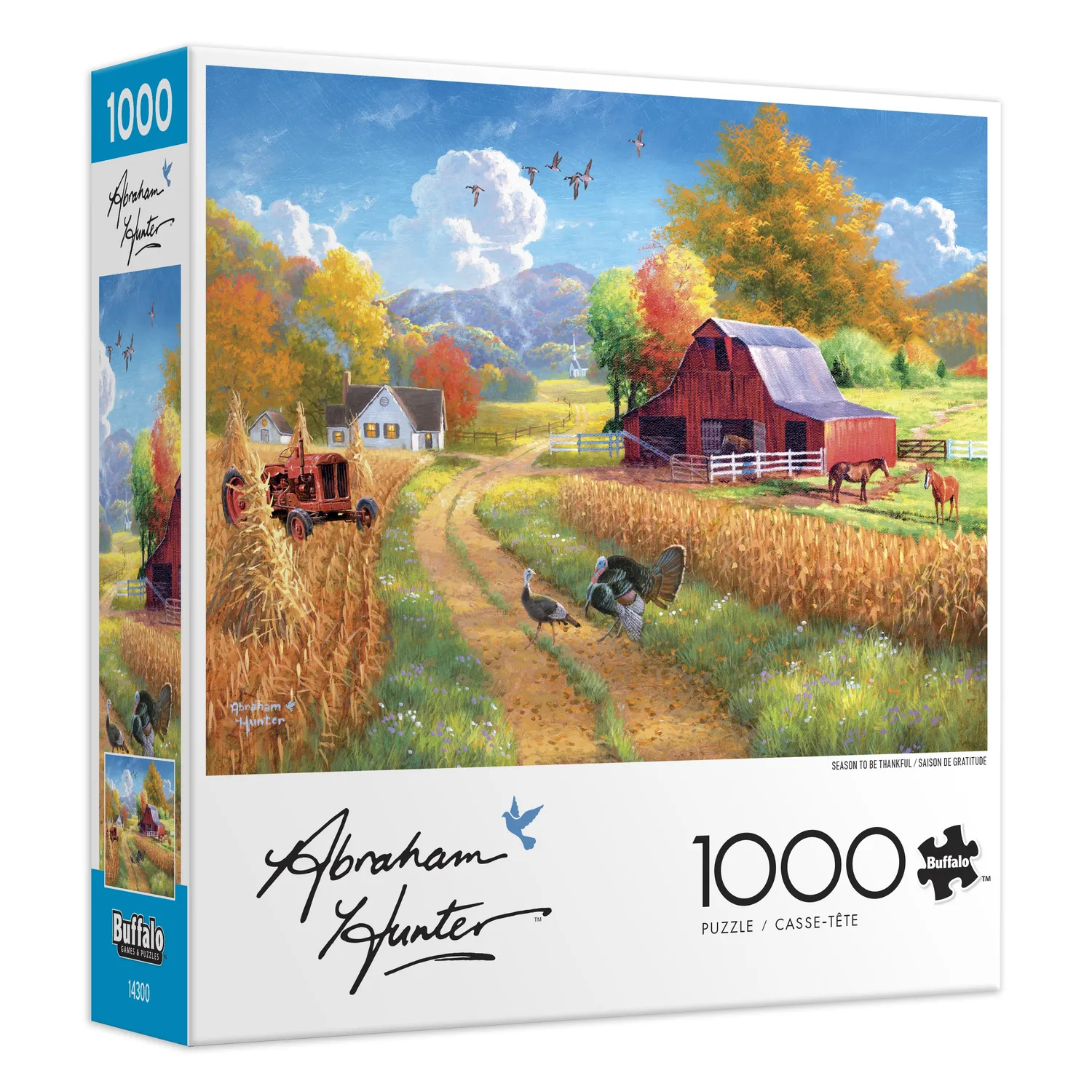 Buffalo Games Abraham Hunter Season Thankful puslespil 1000 efterår