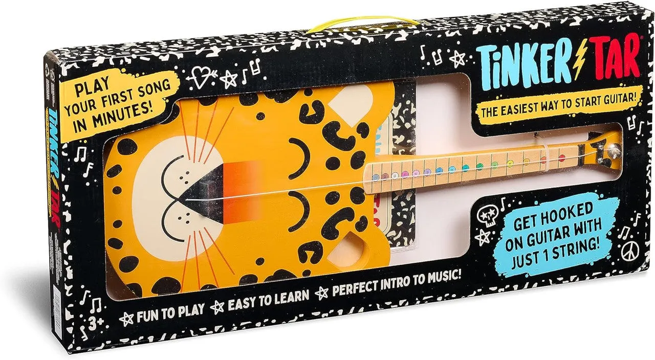 Buffalo Games Tinkertar Leopard Guitar børneguitar 1-strenget