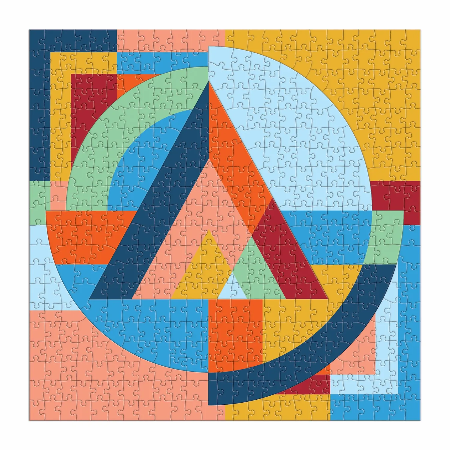 Good Puzzle Co. Frank Lloyd Wright Organic Geometry puslespil 500 brikker multi