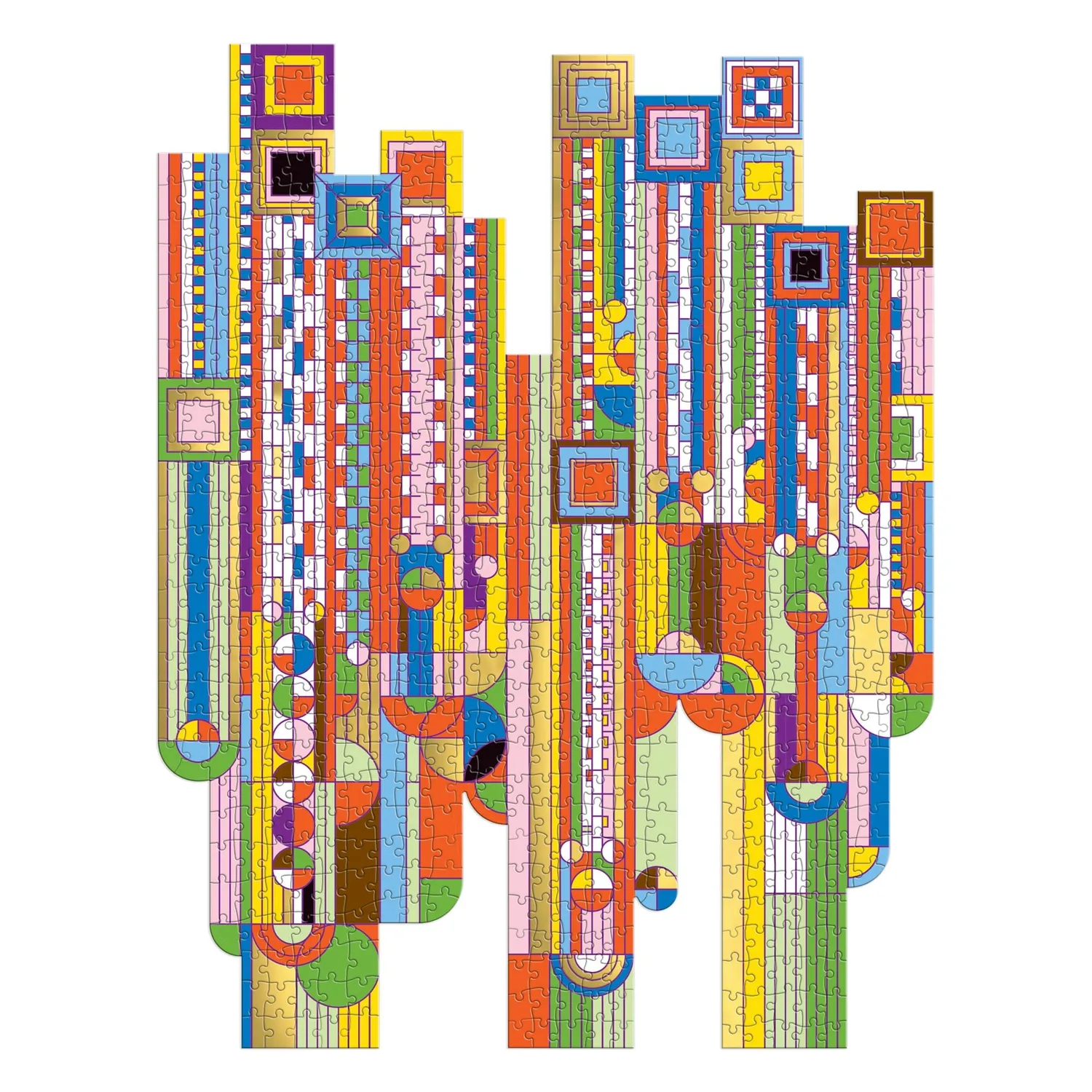Galison Frank Lloyd Wright Saguaro Forms & Cactus Flowers puslespil 750 brikker folie