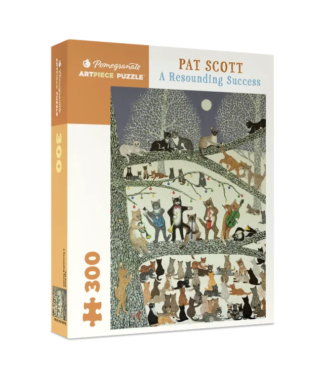 Pomegranate Pat Scott A Resounding Success puslespil 300 brikker katte