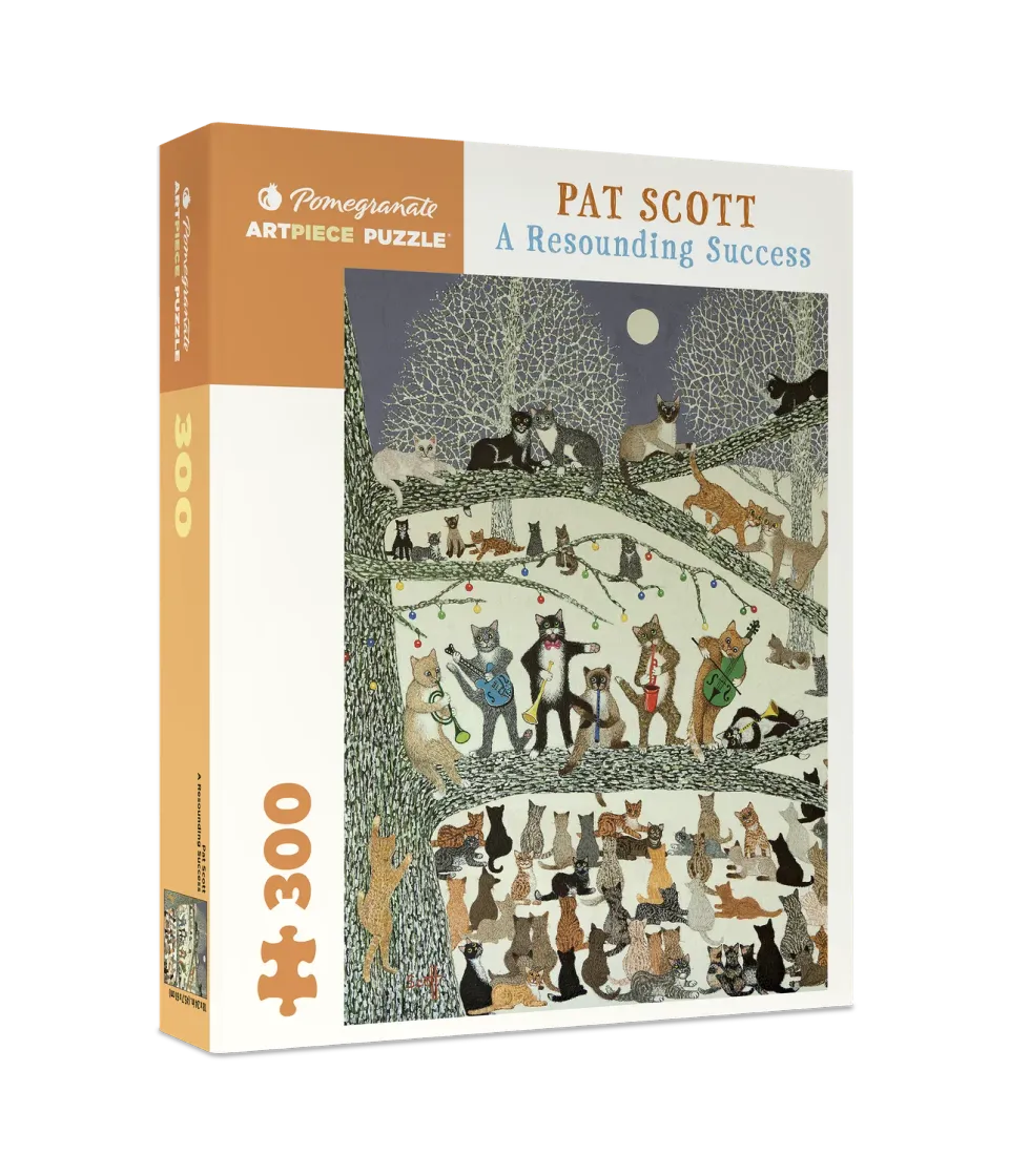 Pomegranate Pat Scott A Resounding Success puslespil 300 brikker katte