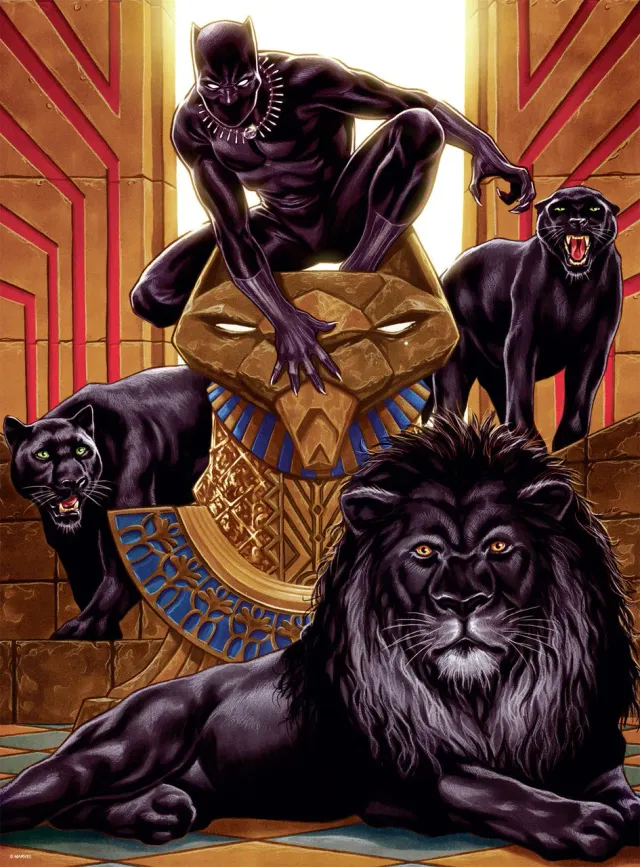 Buffalo Games Marvel Black Panther Vol.6 puslespil 1000 tegneserie