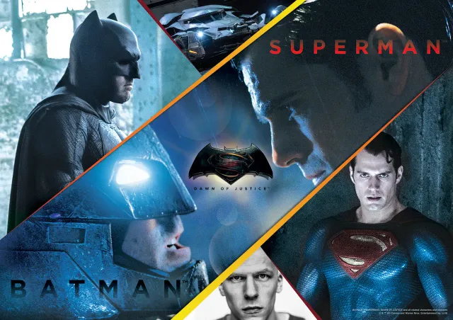Buffalo Games Batman vs Superman puslespil 300 store brikker