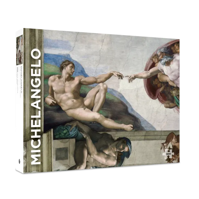 Pomegranate Michelangelo Creation of Adam puslespil 1000 brikker kunst