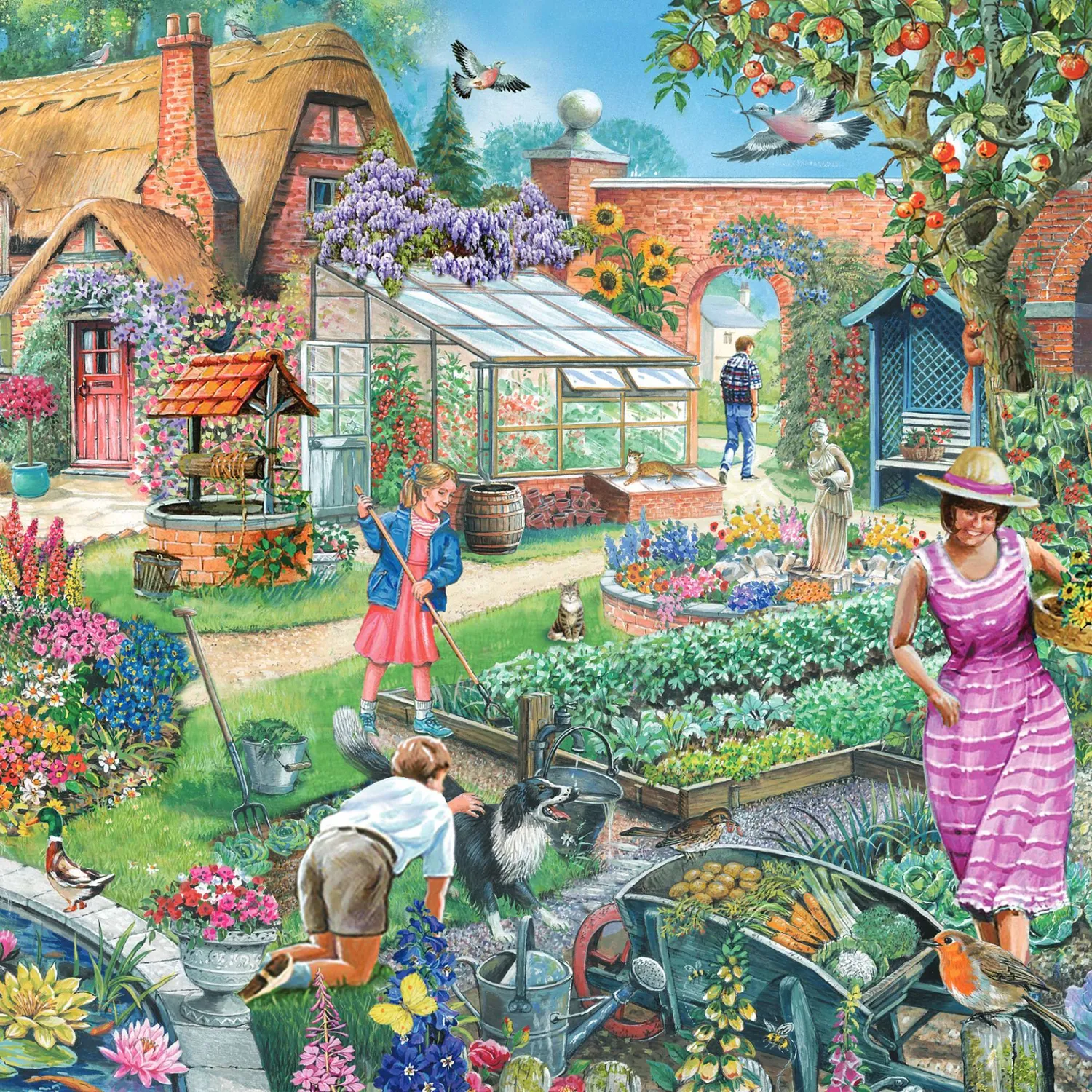 House of Puzzles No.29 Pretty Potager puslespil 1000 have