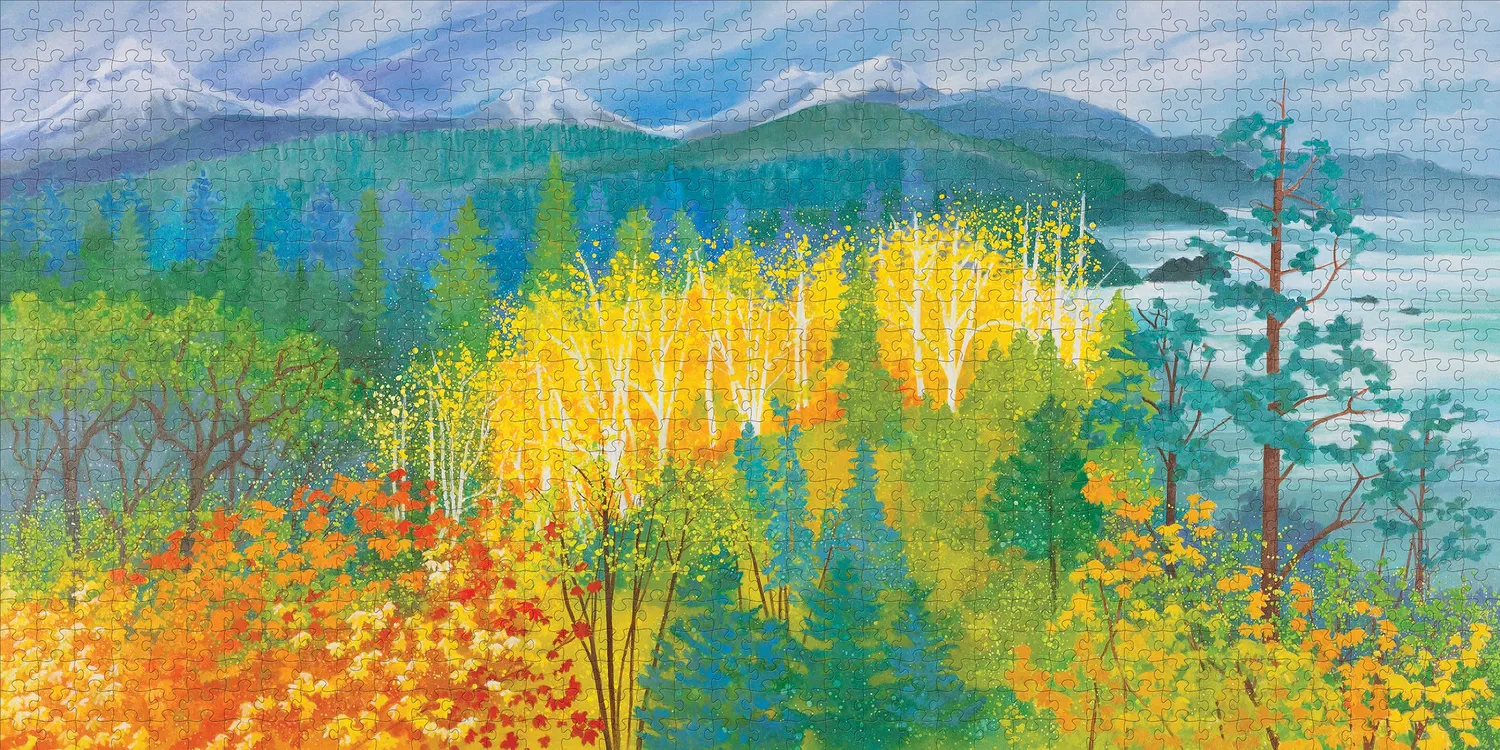 Pomegranate Joan Metcalf The Cascades puslespil 1000 brikker