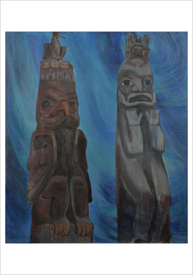 Pomegranate Emily Carr Kitwancool Poles kort enkelt