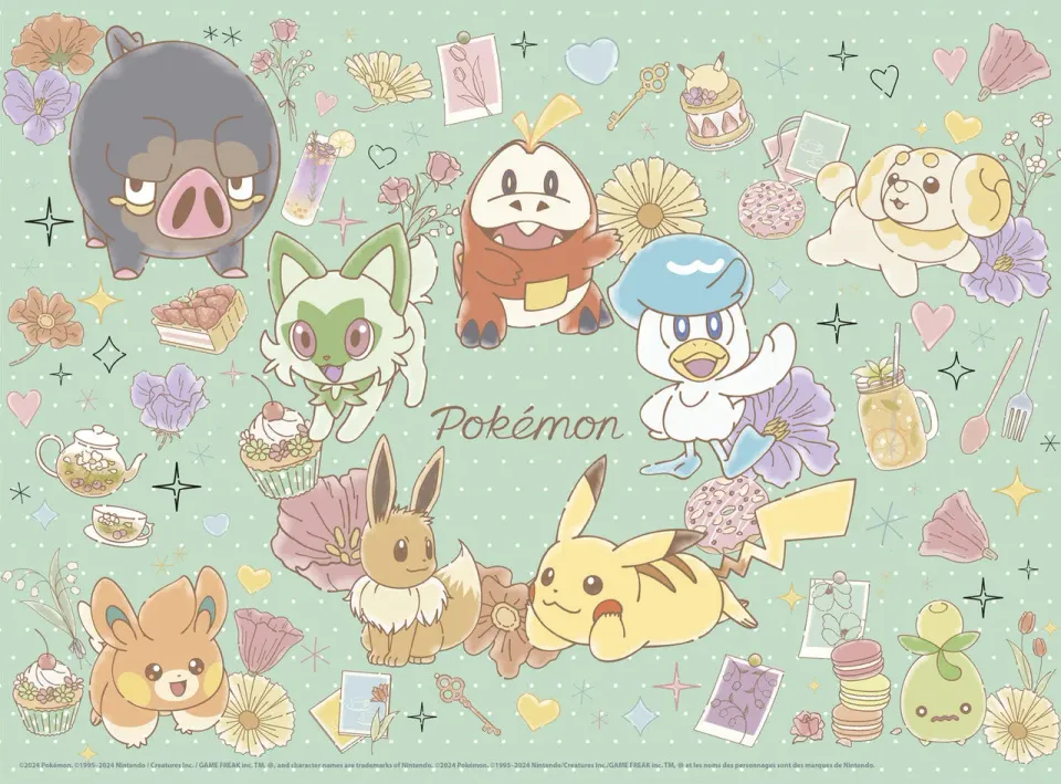 Buffalo Games Pokémon Flower Cafe puslespil 1000 brikker