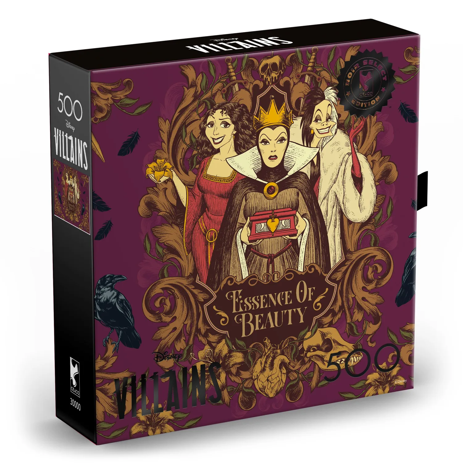 Ceaco Disney Villains Essence of Beauty puslespil 500 brikker