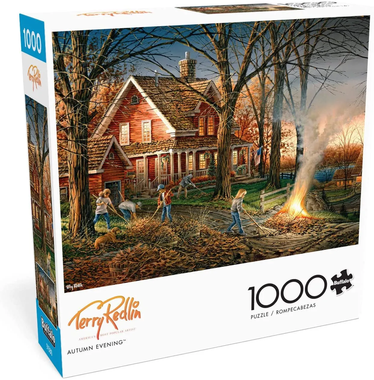 Buffalo Games Redlin Autumn Evening puslespil 1000 brikker efterår