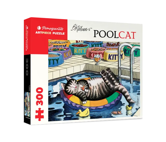 Pomegranate B. Kliban PoolCat puslespil 300 brikker kat